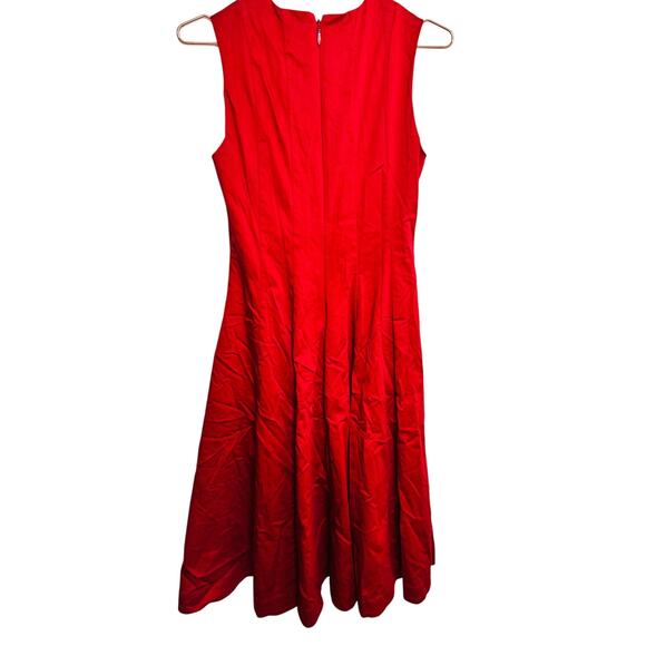 ROKSANDA X RTR Pink Orange Sleeveless Crewneck Colorblock Midi Dress Size 4 - Picture 6 of 16